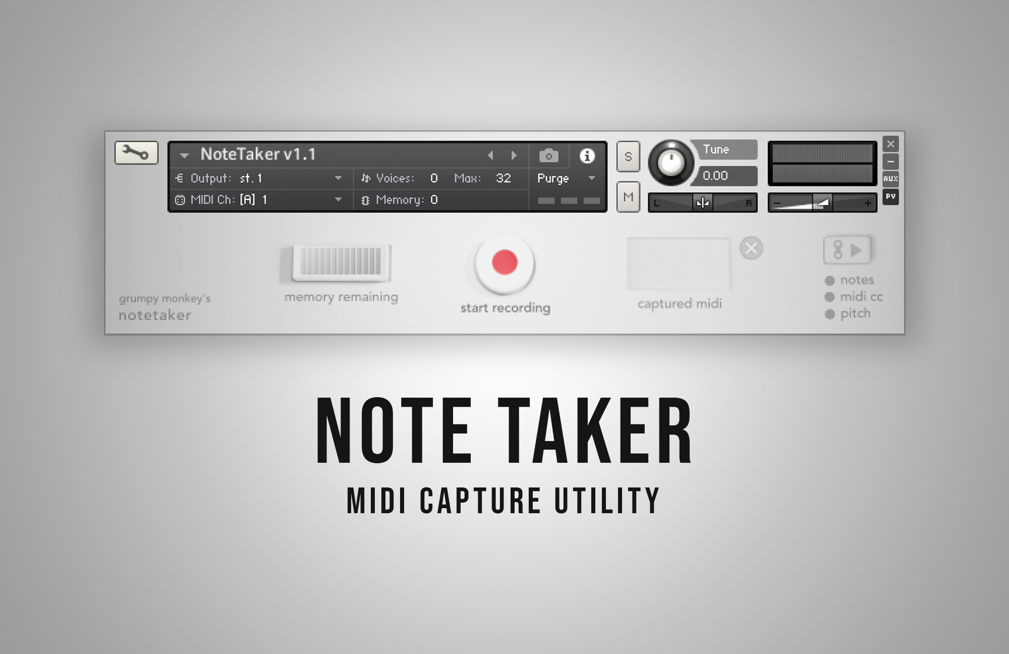 NoteTaker Midi Capture Utility for Full Kontakt (5.8.1 or higher ...