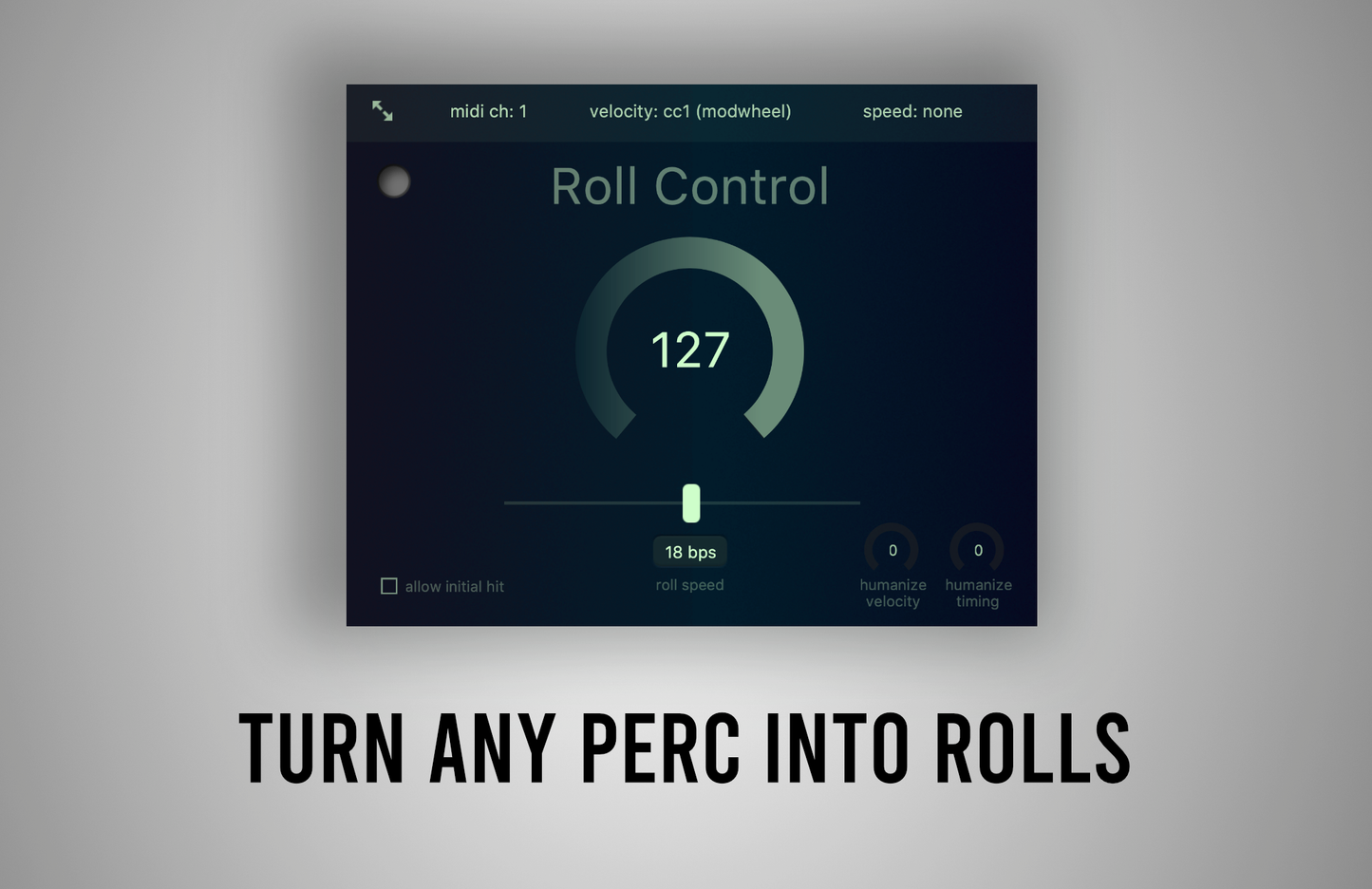 Roll Control VST / AU / Multiscript – grumpymonkeyplugins